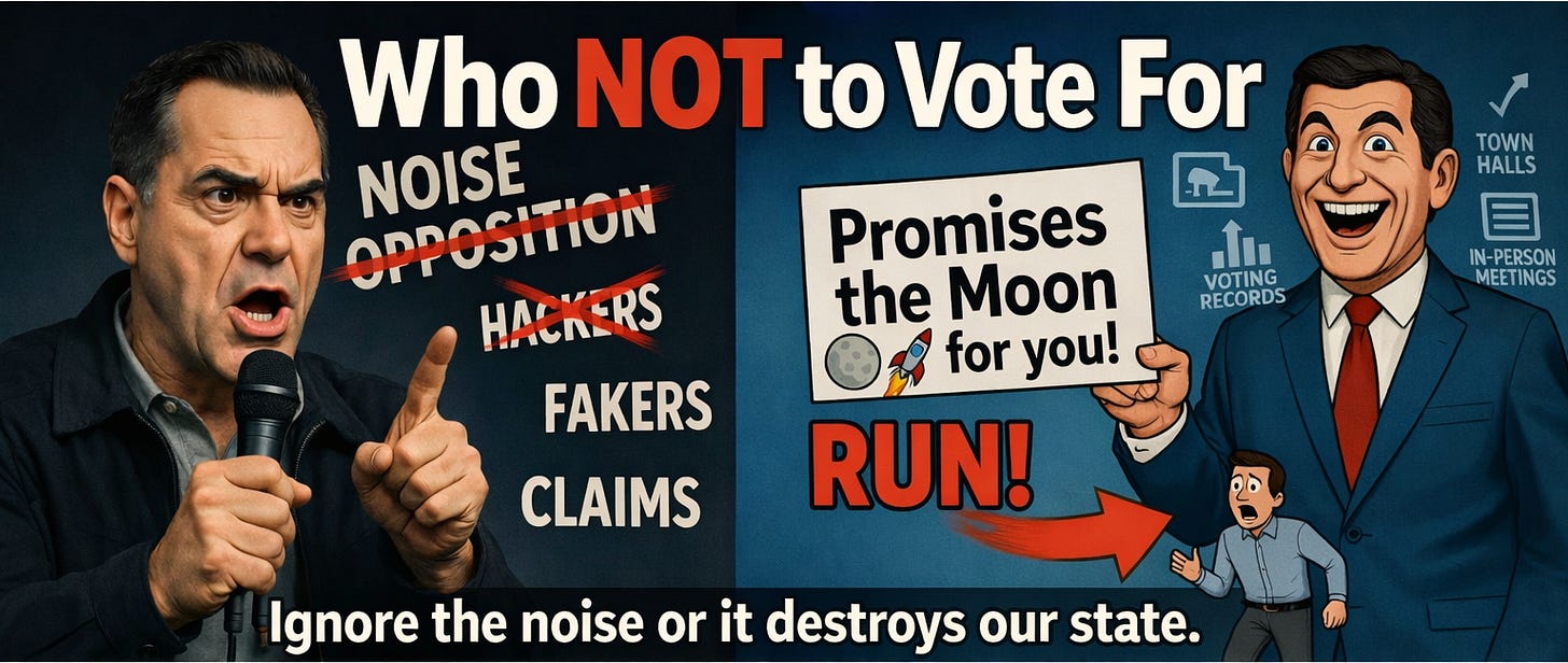 Who NOT to Vote For.