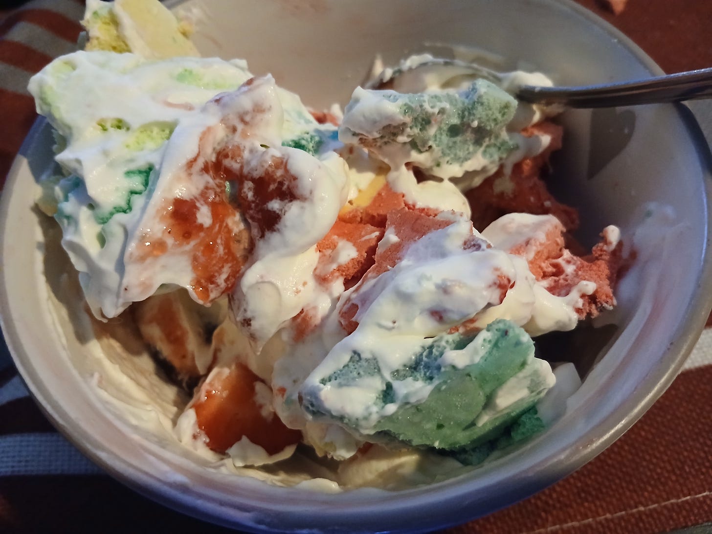 It's called Eton Mess for a reason. But don't let its looks deceive you, it really is delicious.