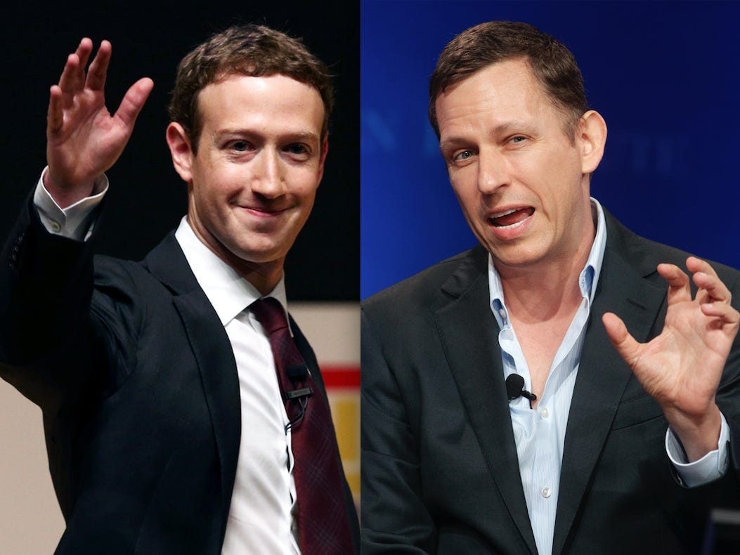Zuckerberg and Thiel