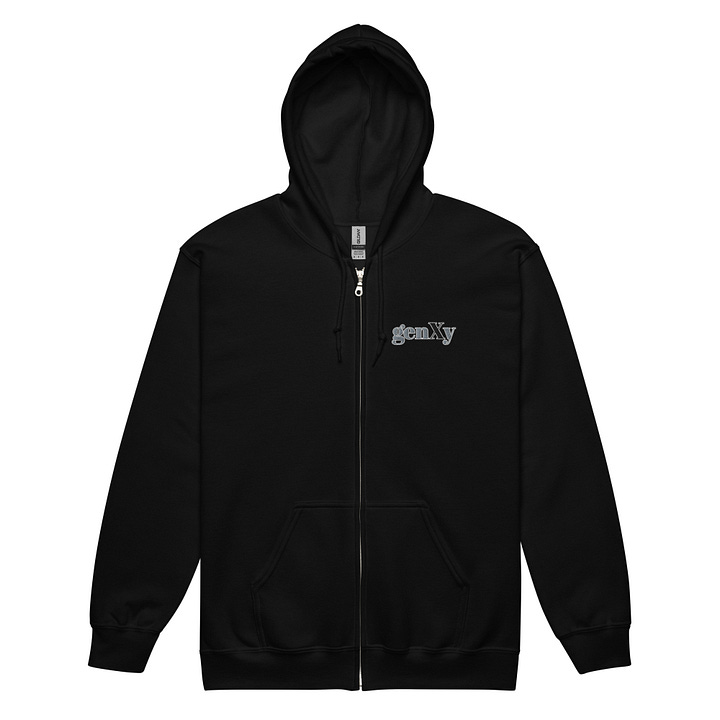 Embroidered genXy Unisex Heavy Zip Hoodie — Starts at $42