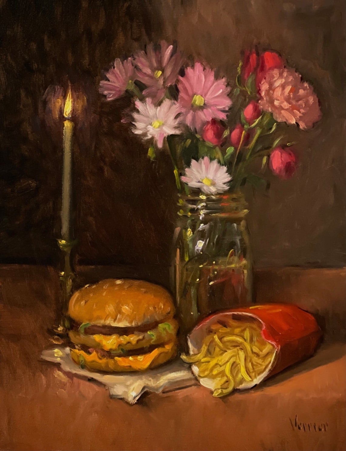 McDonald's Big Mac & Candle  NOAH VERRIER Original still image 1
