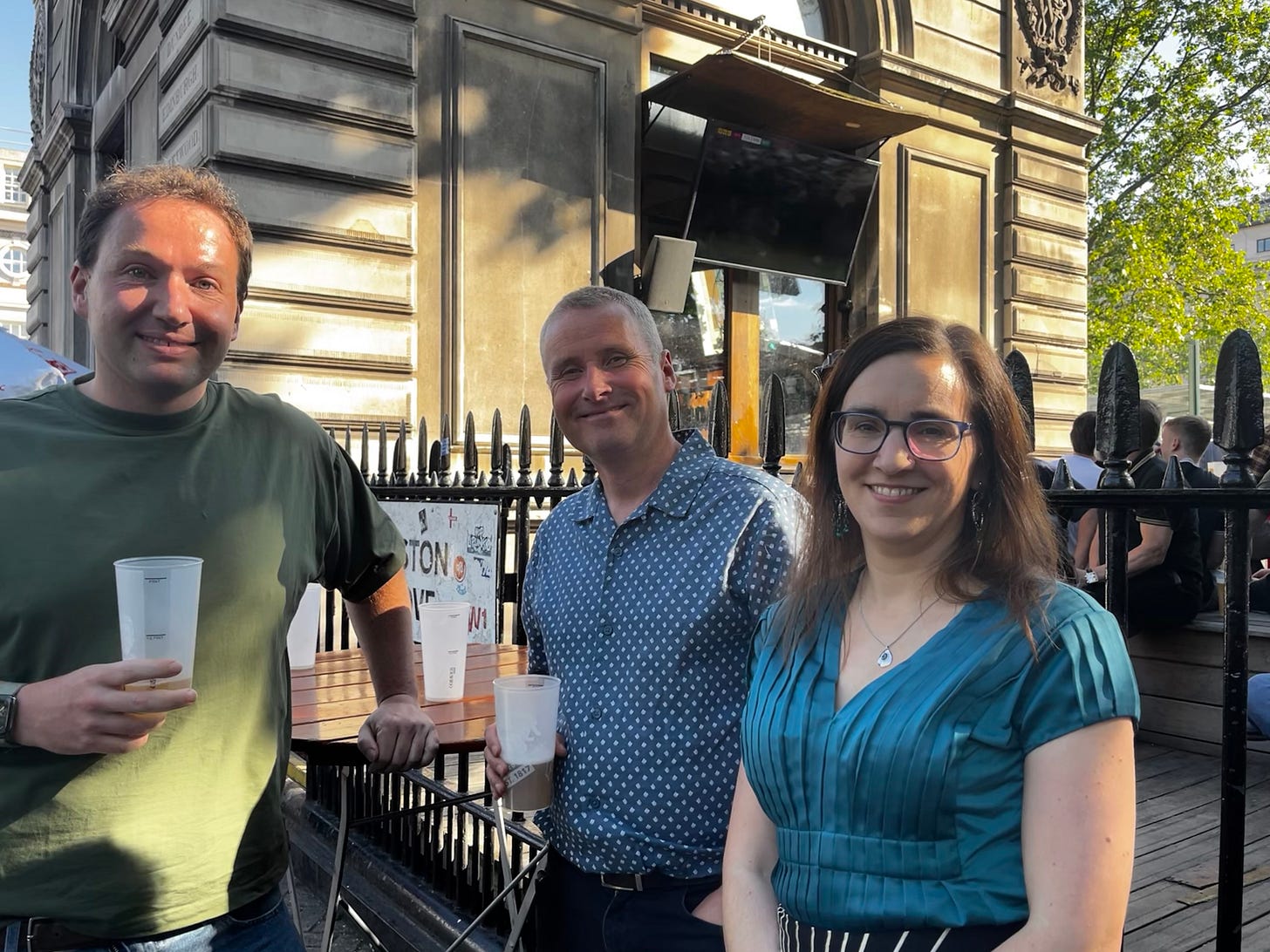 Louise, Will Hicks and Gary Fuller