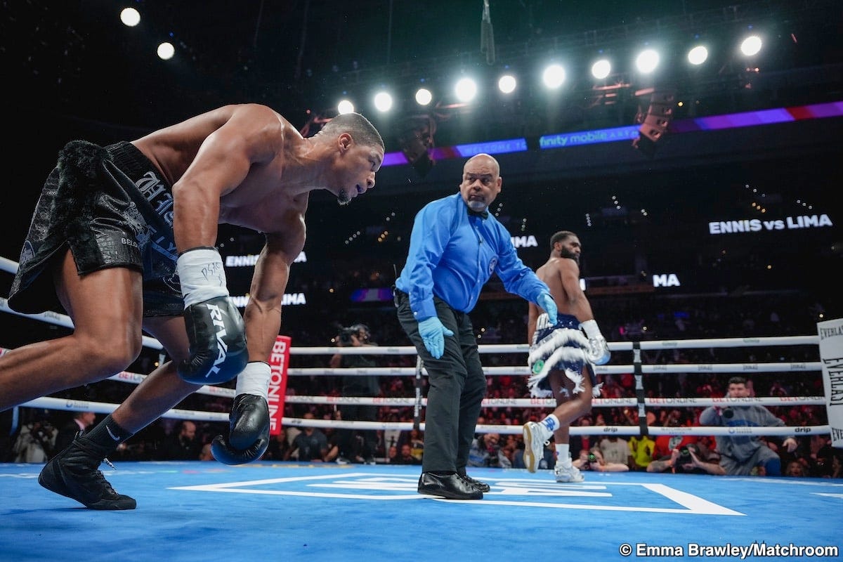 Image: Boxing Results: Jaron Ennis Destroys Lima in 1st-Round TKO to Capture WBA Interim 154-lb Title