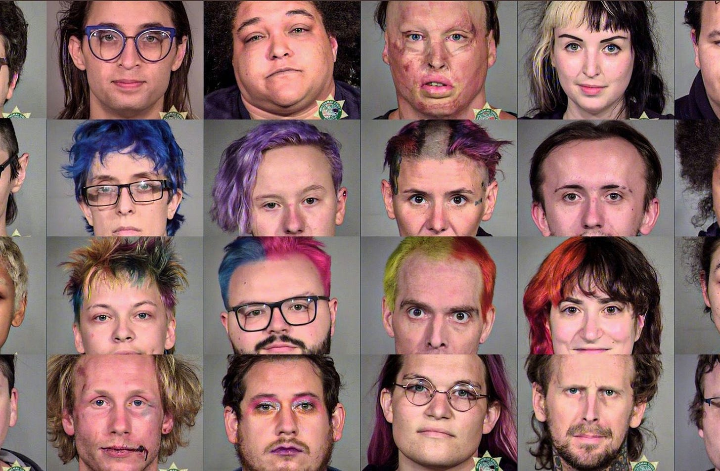 Mugshots of Antifa rioters arrested in Portland released by cops as unrest  continues to rock the city