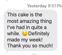 Strawberry and cream cake #3 and #4, plus a taste tester reaction.