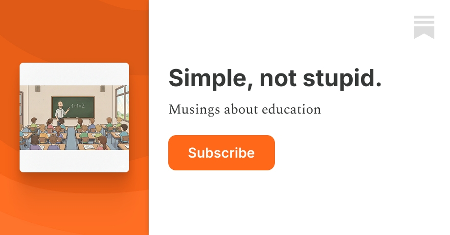 Simple, not stupid. | Ben Rice | Substack