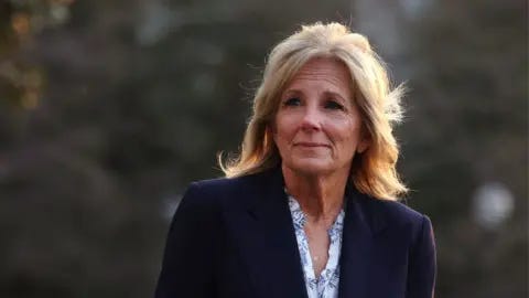 Getty Images Jill Biden quitte la Maison Blanche mercredi Getty Images Jill Biden quitte la Maison Blanche mercredi
