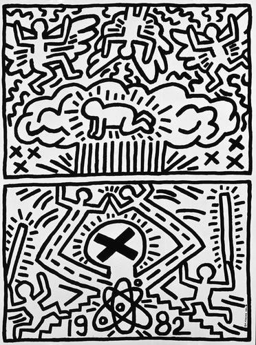 Anti-Nuclear Rally, 1982 - Keith Haring
