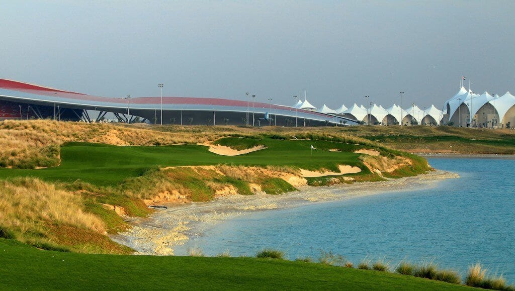 Yas Links - view from the Par 3 course