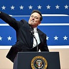 Elon is saluting evil