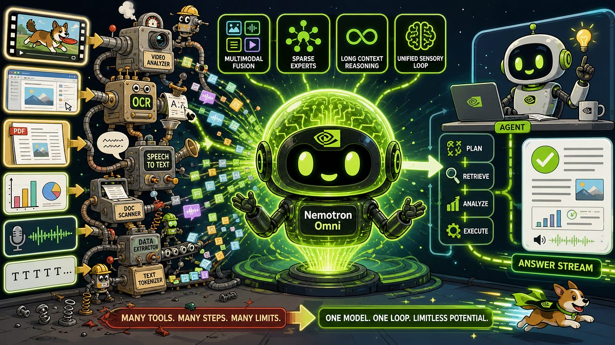 The Sequence AI of the Week #855: Inside Nemotron Omni: NVIDIA’s New Multimodal Brain for Agents