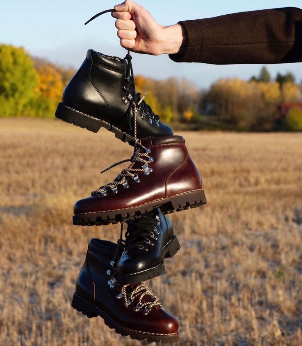 Old Paraboot × Bowen leather shoes Old Paraboot × Bowen leather shoes