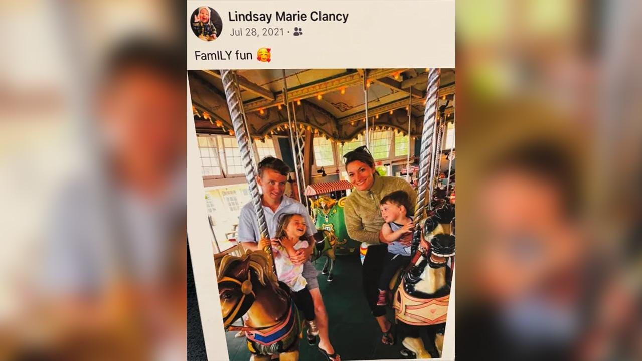 Lindsay is accused of strangling her three young kids to death. Lindsay is accused of strangling her three young kids to death.