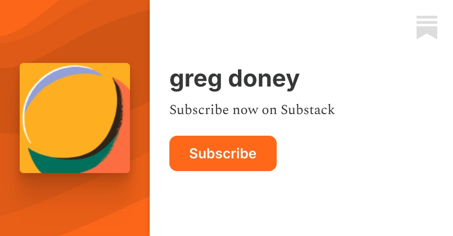 greg doney | Substack