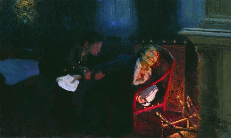 L’autodafé de ses œuvres par Nicolas Gogol, peinture de Ilya Répine, 1909