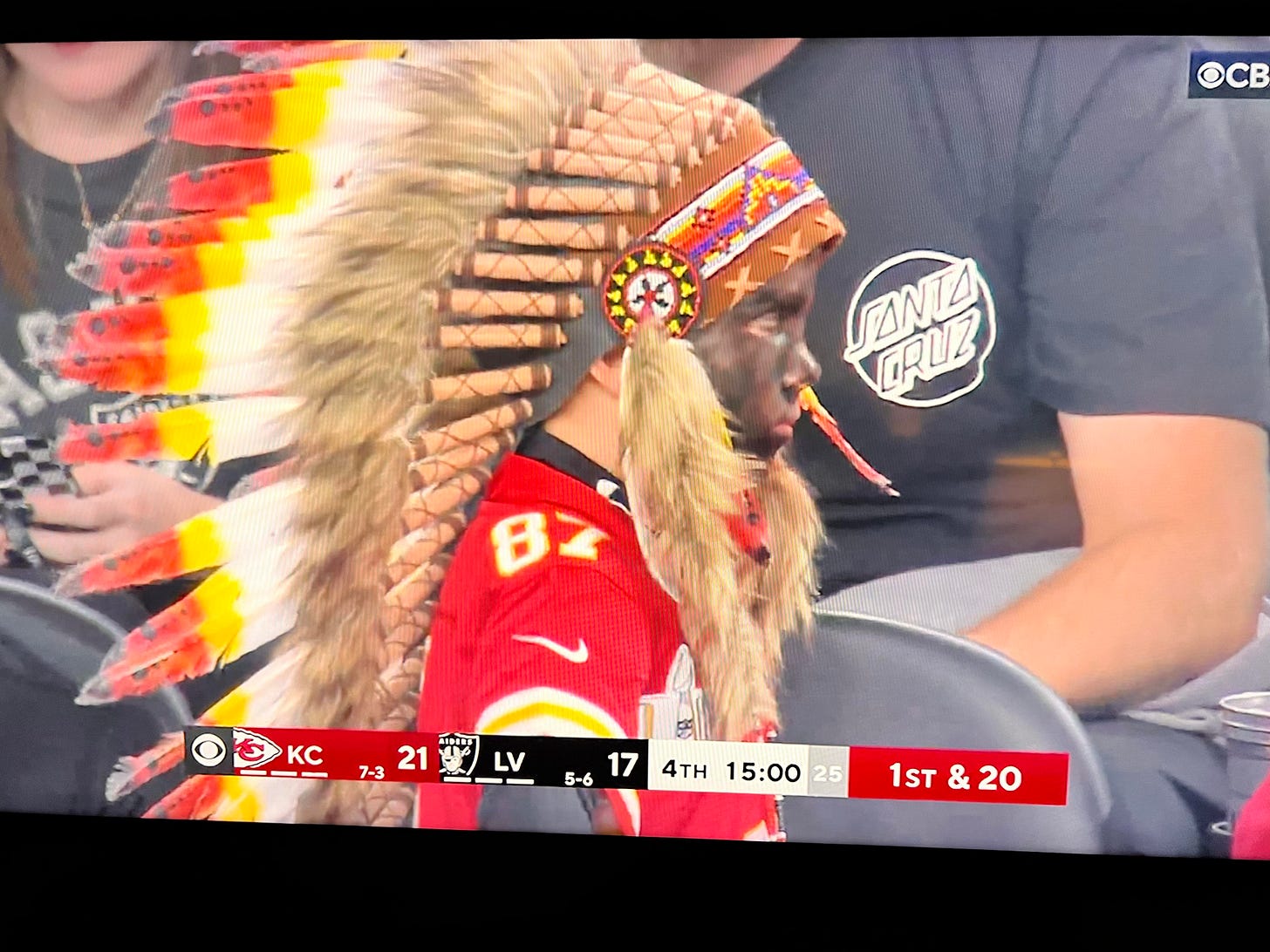 Did they think this knew through? The other side was red :  r/KansasCityChiefs