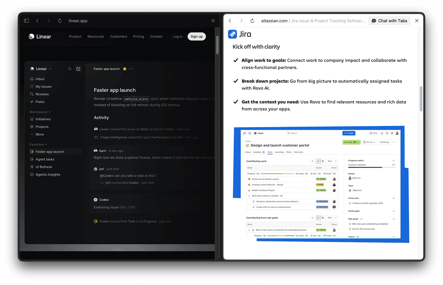 Linear and Jira make very different decisions about complexity. Both can work, and they serve different kinds of customers. Linear and Jira make very different decisions about complexity. Both can work, and they serve different kinds of customers.