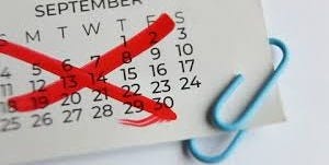 calendar month of September is cross ...