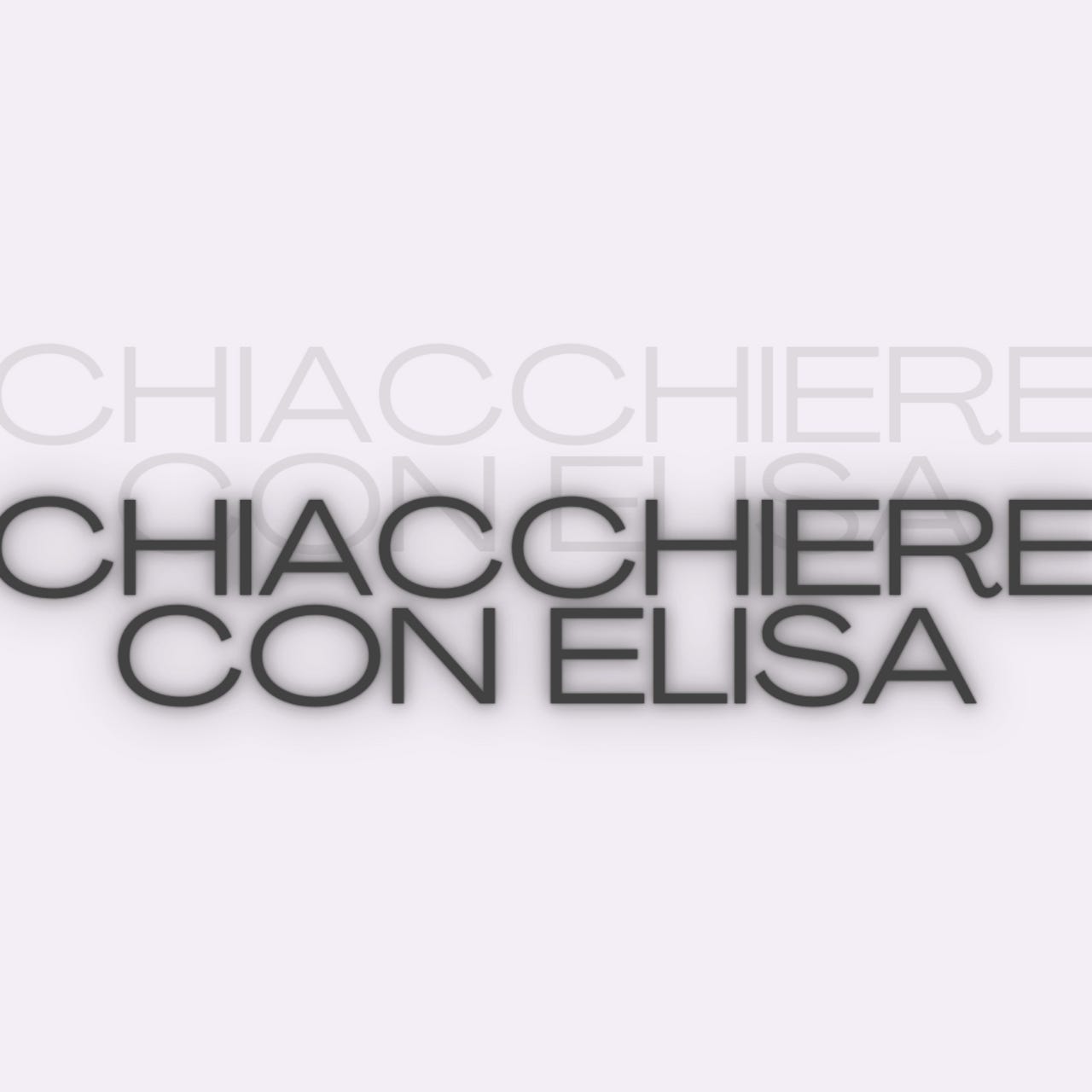 Chiacchiere con Elisa