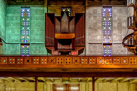 Some views of the inside of the church