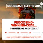 DoorDash gave away an Uber Eats gift card