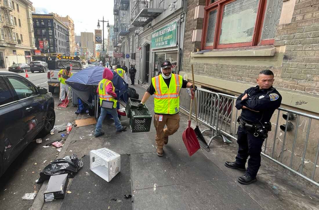 San Francisco ramps up policing of illegal homeless camps : NPR San Francisco ramps up policing of illegal homeless camps : NPR