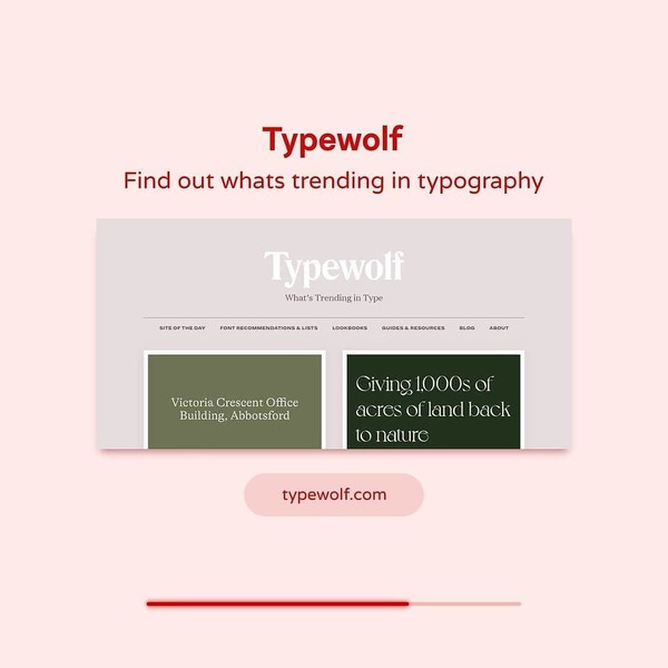 TYPEWOLF : va chercher les dernières tendances typo