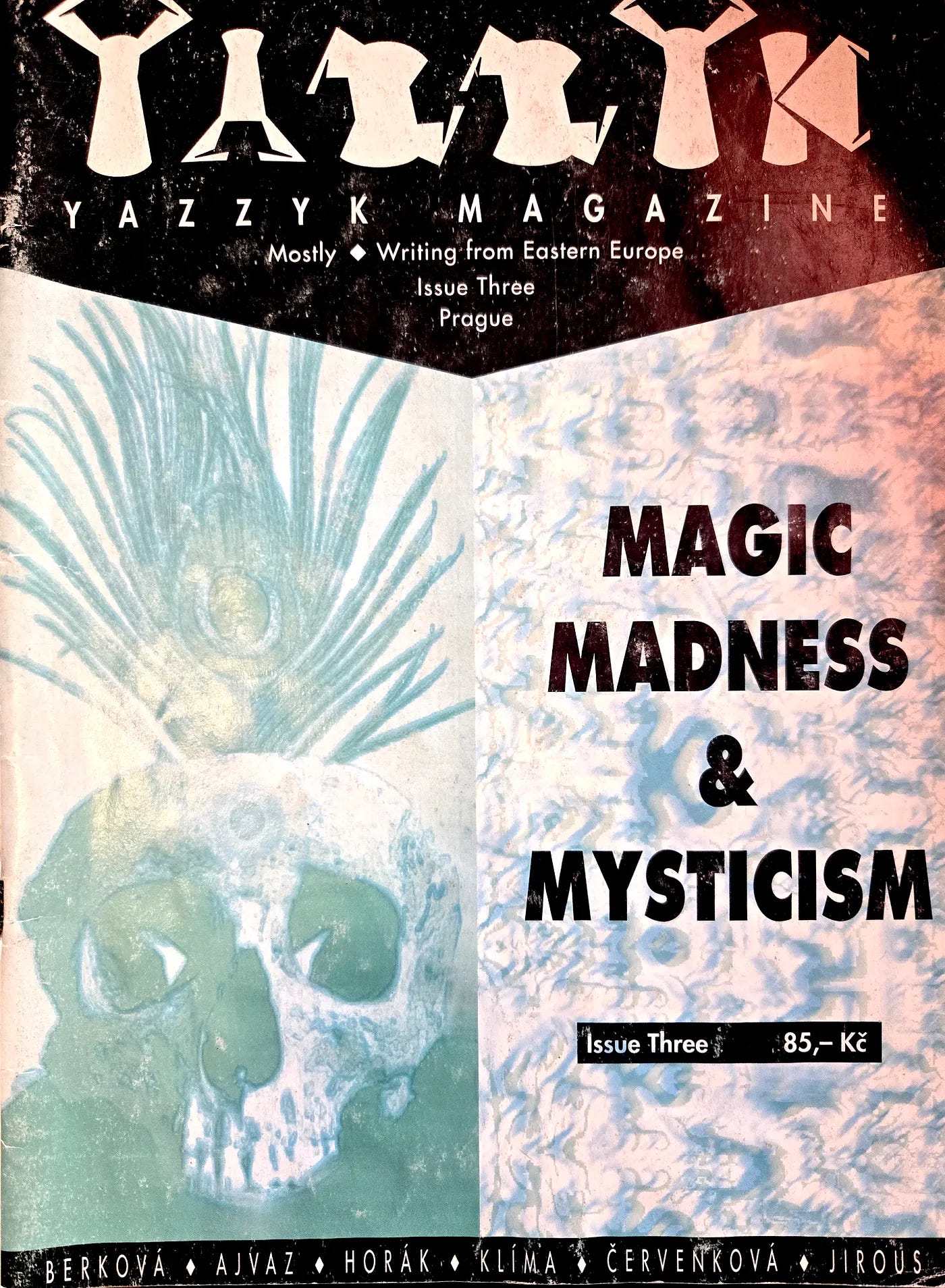 Yazzyk Magazine - Cover of the Magic Madness and Mysticism Issue