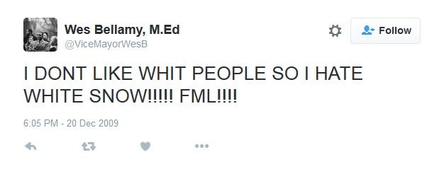 Bellamy tweet