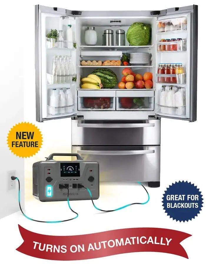 2200X Powers Your Fridge 2200X Powers Your Fridge
