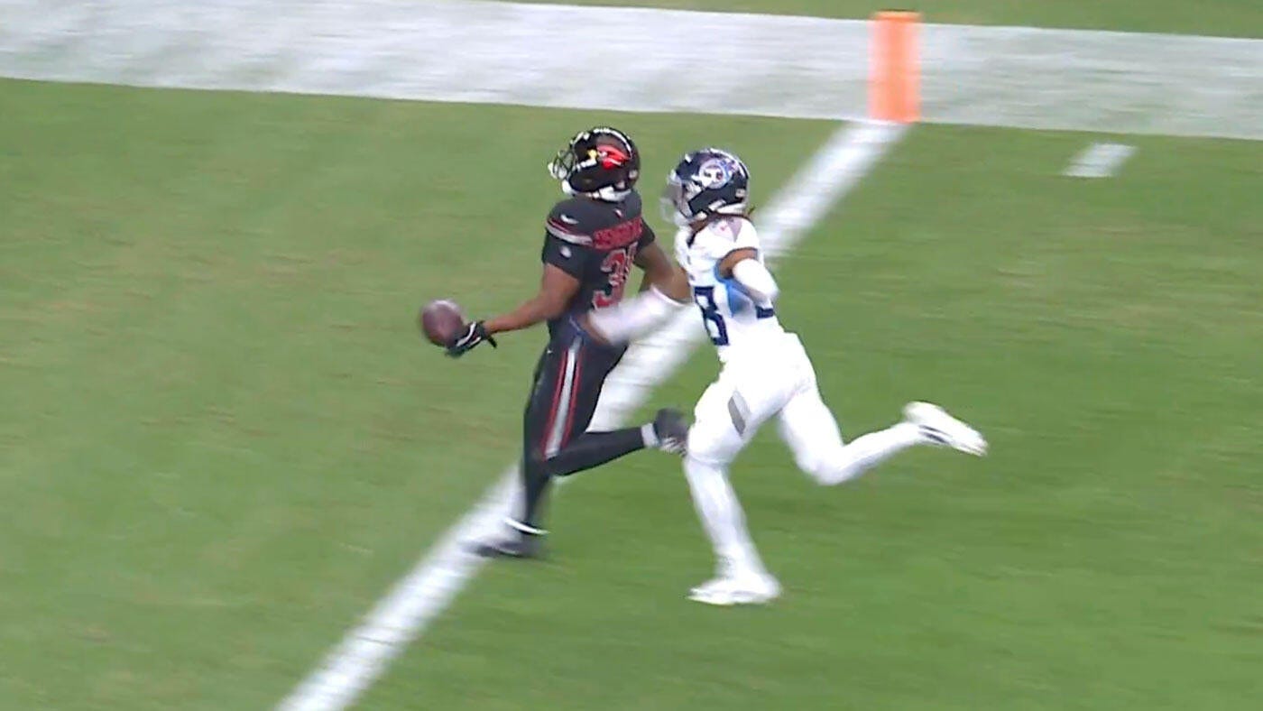 WATCH: Cardinals' Emari Demercado drops ball before end zone on wide-open  touchdown - CBSSports.com