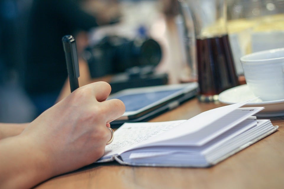 Hand, Write, Pen, Notebook, Journal, Planner, Writing