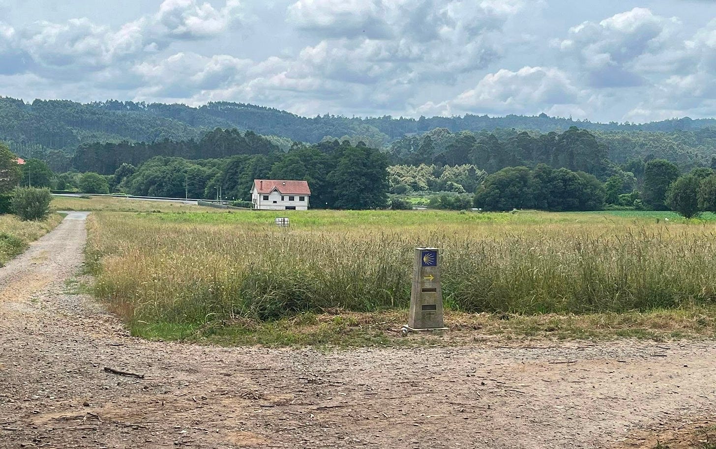May be an image of silo, grass, covered bridge, horizon and road