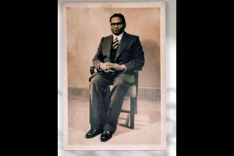 Jogendranath Mandal, a politician from the Namasudra community and head of the All India Scheduled Castes Federation in eastern India, who was responsible for Babasaheb Ambedkar’s election to the Constituent Assembly from Bengal in 1946. 