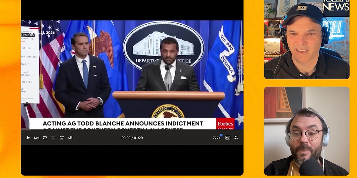 "Today's News" 04/24/26: The Case Against the SPLC, and the Obsession With Demons