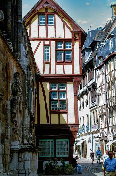 Rouen's historical center
