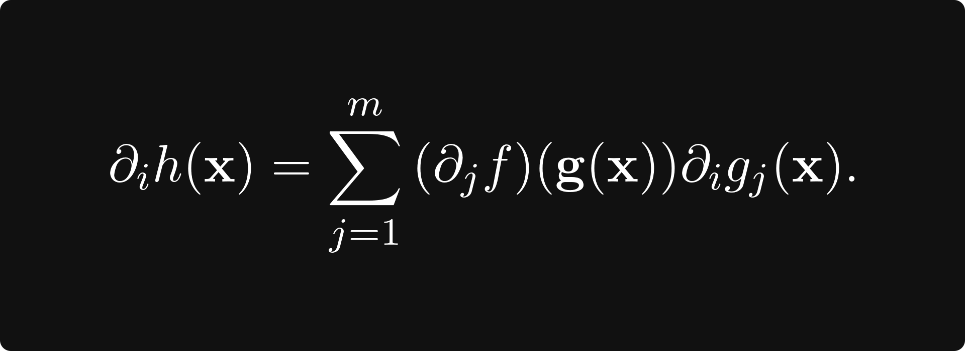 Chain Function Formula Visualizing the Chain Rule - by Tivadar Danka