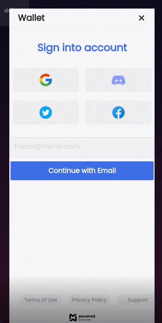 Social Auth By Mirror World SDK