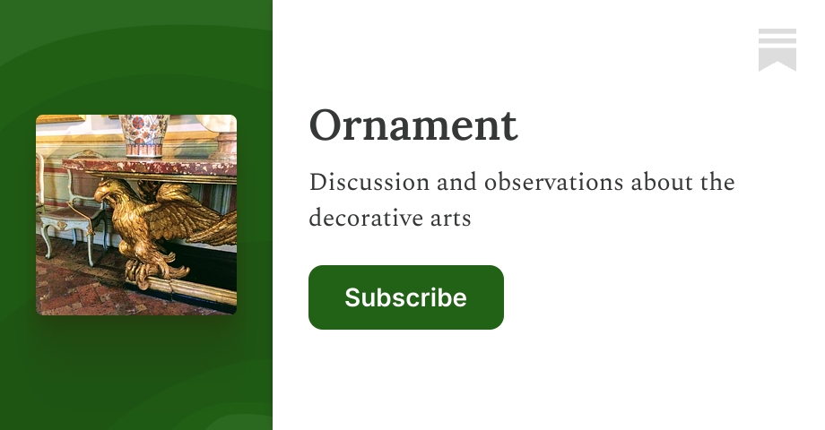 Ornament | Rufus Bird | Substack
