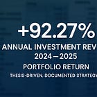 +92.27% in 13 Months — Why Every Portfolio Needs a Thesis
