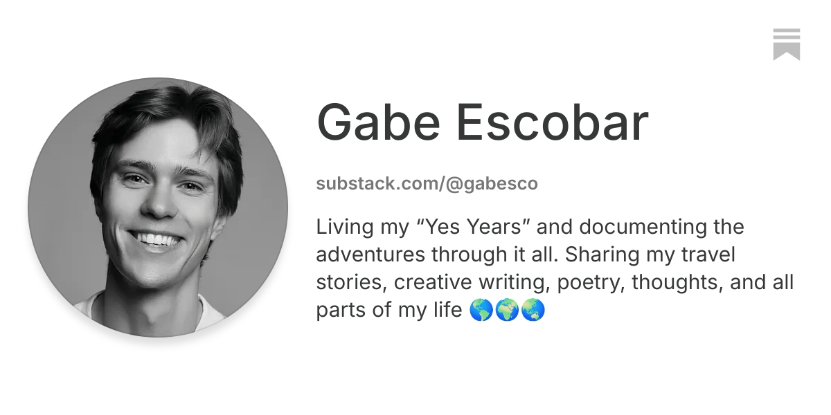 Gabe Escobar | Substack
