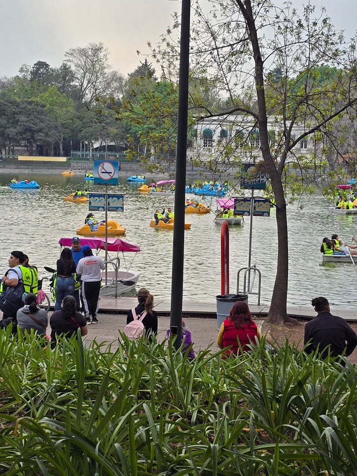 Scenes from Chapultapec Park, Mexico City