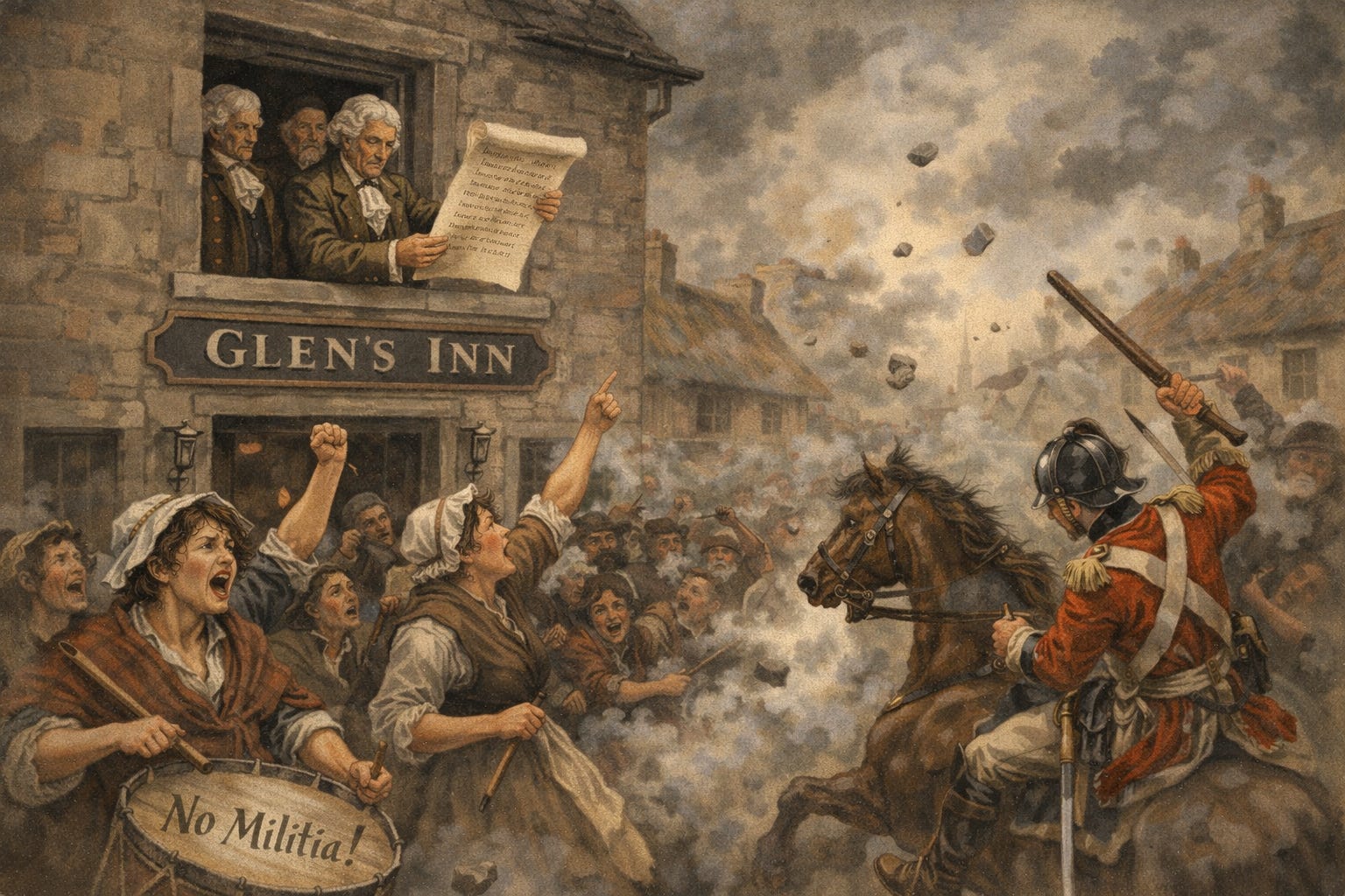 The Chaotic Tactics of Riot Control in 1797 Scotland