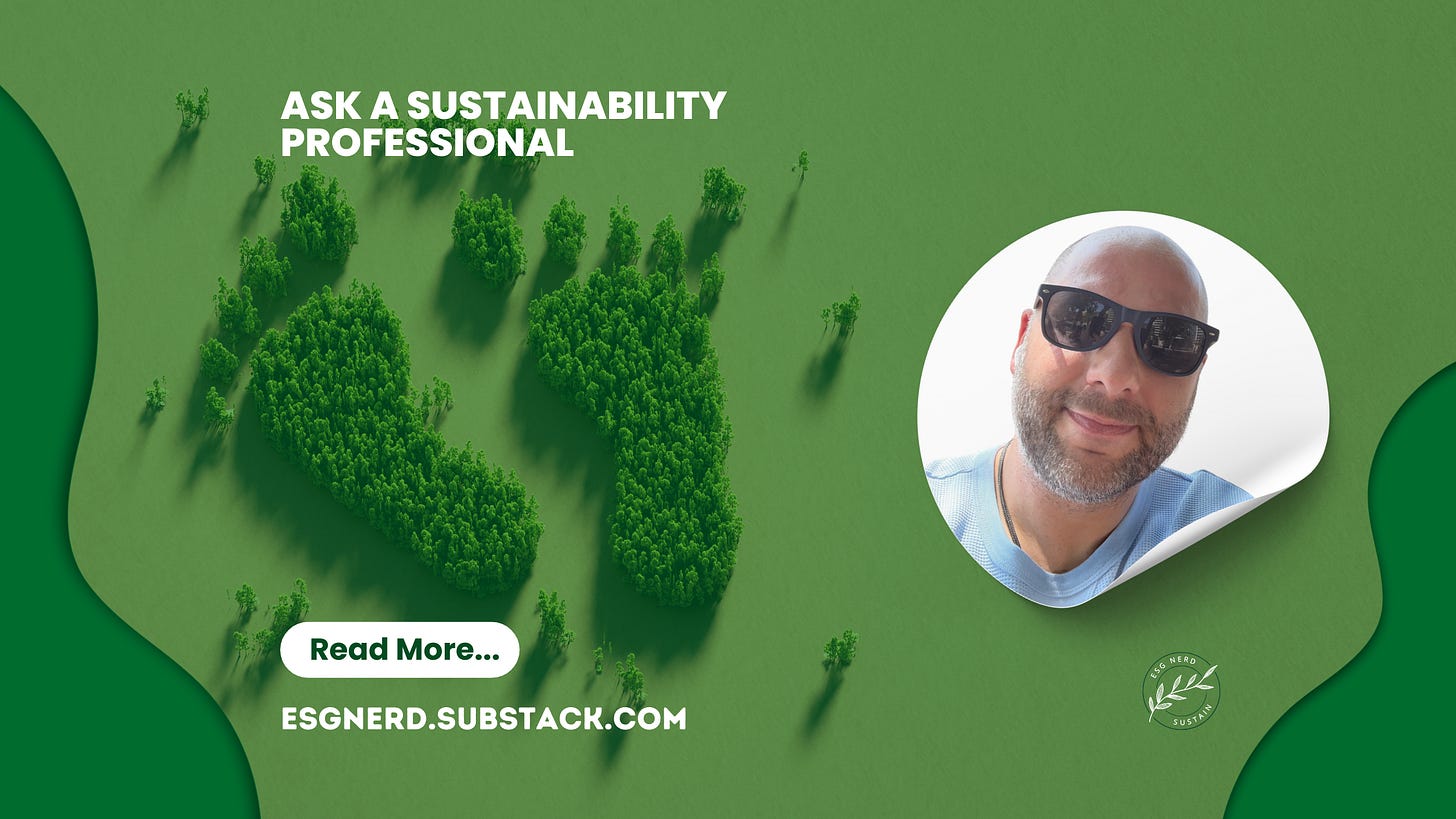 help me with sustainability
