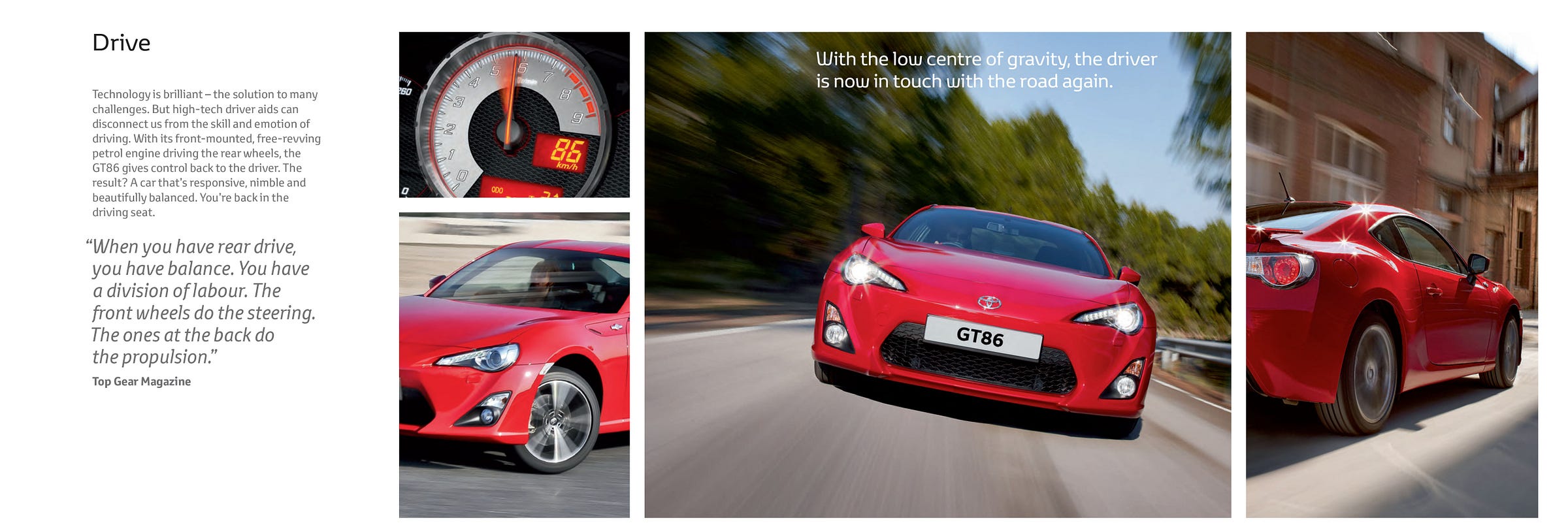 Toyota GT86 2013 UK brochure drive