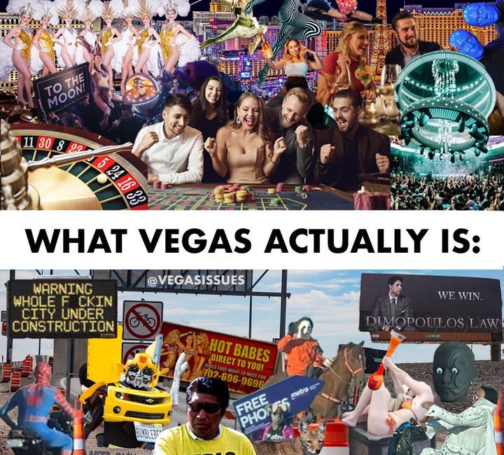 CORPORATE GREEDsteria: Best Las Vegas Memes (New Slogan: "FU & Give Us Your $!")