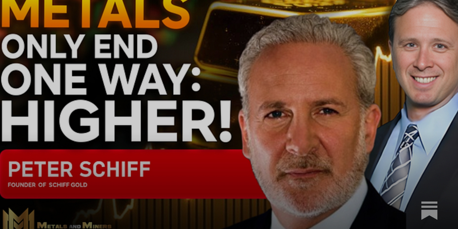 PETER SCHIFF | There is only one way for this to end for the precious  metals....and that is way higher!