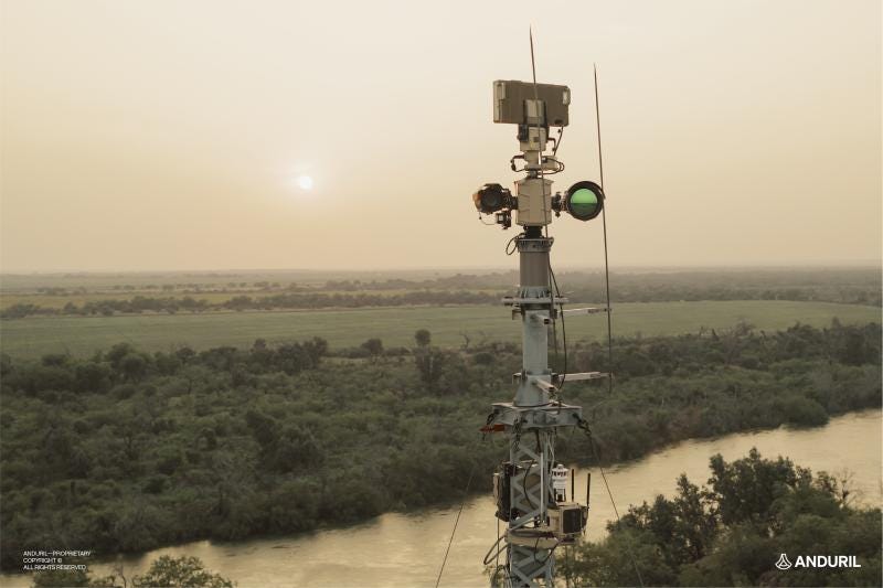 Anduril - Anduril Launches Extended Range Sentry Tower (XRST) to Advance  Counter Intrusion Missions