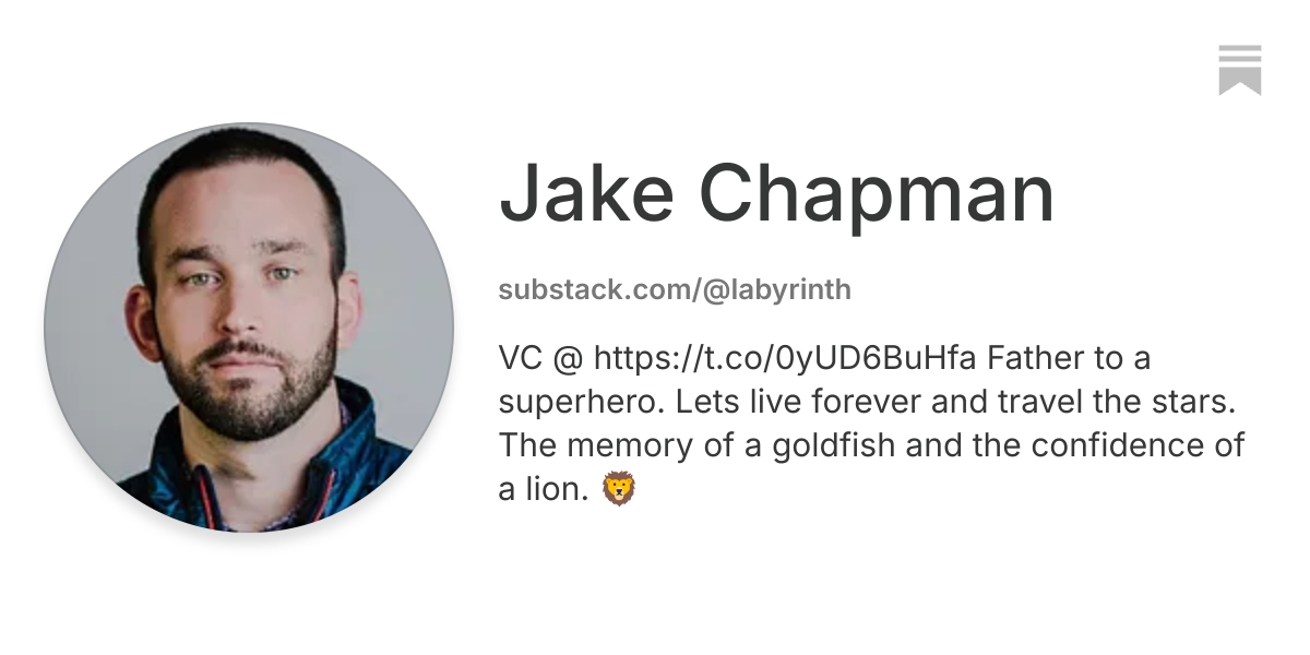 Jake Chapman | Substack