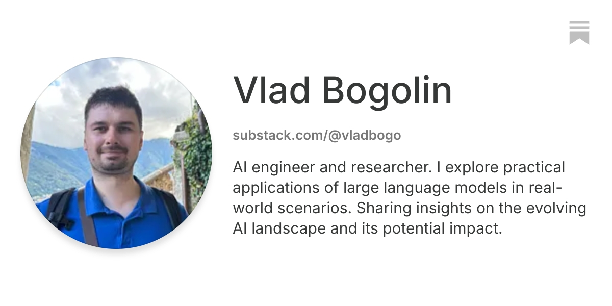 Vlad Bogolin | Substack